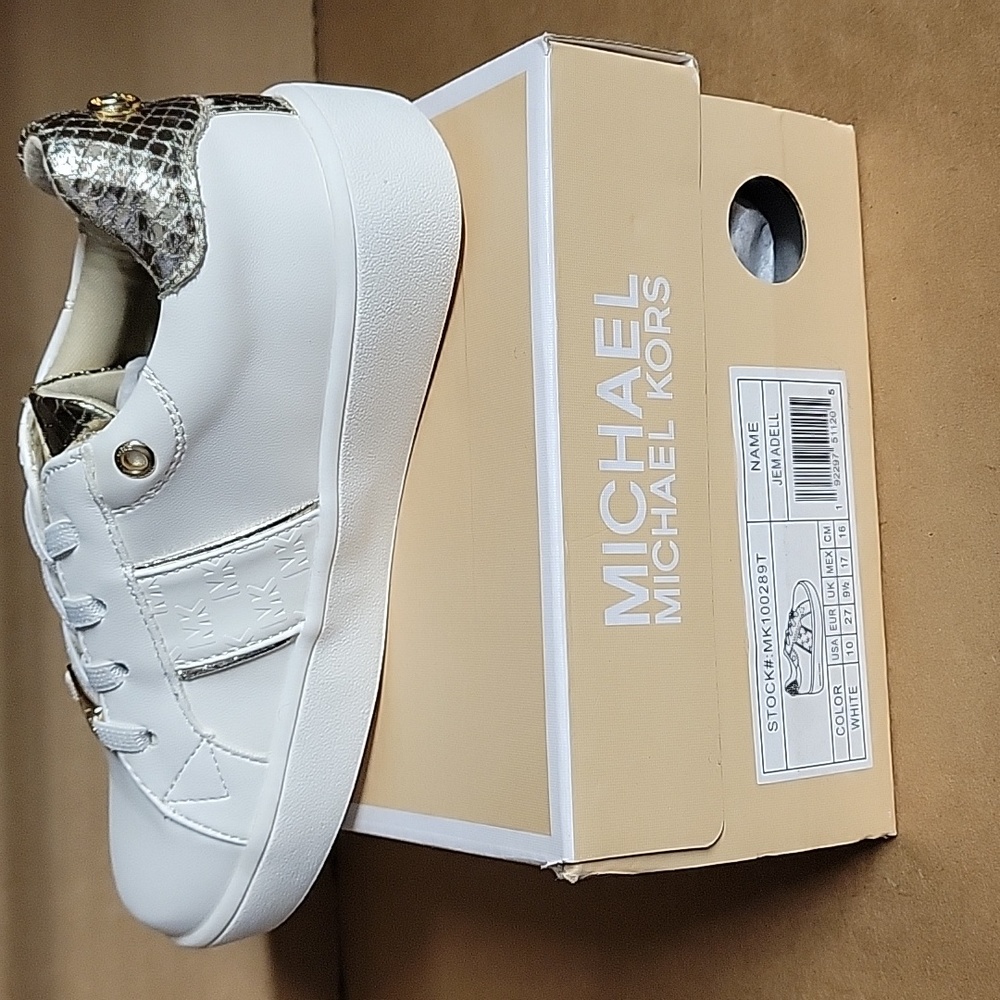 Michael Kors Jem Adell Girls Sneaker Size 10 NEW!!